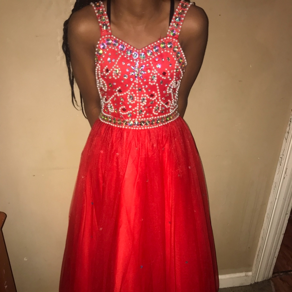 Girls pageant dress